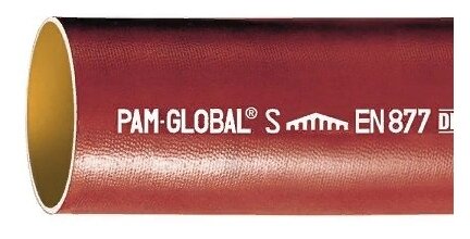 Канализационная труба PAM GLOBAL S чугунная 50x3000 мм (фото modal 1)