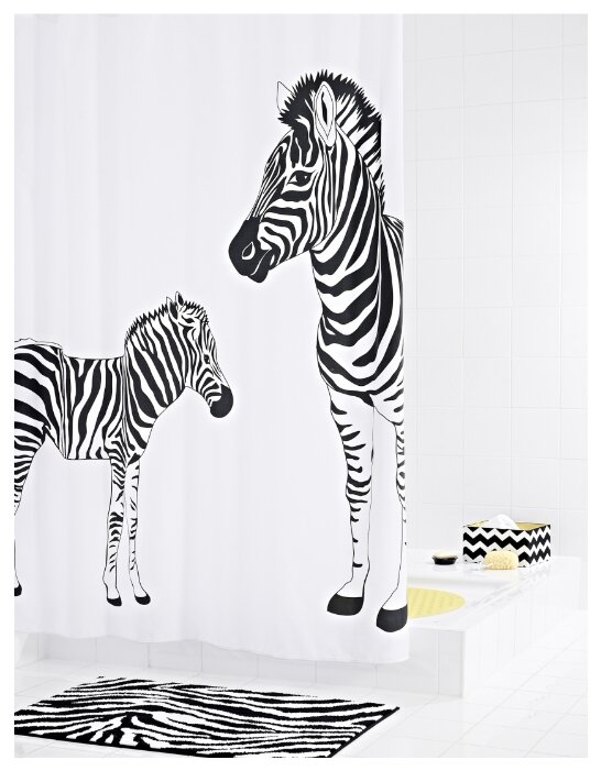Штора для ванной RIDDER Zebra 180x200 (фото modal 2)