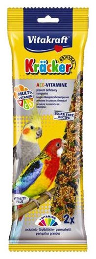 Лакомство для птиц Vitakraft Крекеры для австралийских попугаев мультивитамин (21196) (фото modal 1)