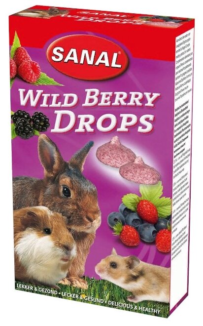 Лакомство для кроликов, грызунов Sanal Wild Berry Drops (фото modal 1)