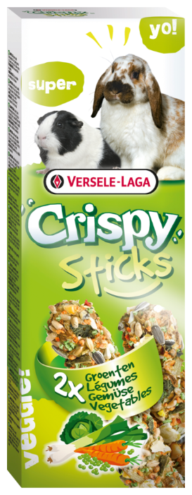 Лакомство для кроликов, грызунов Versele-Laga Crispy Sticks с овощами (фото modal 1)