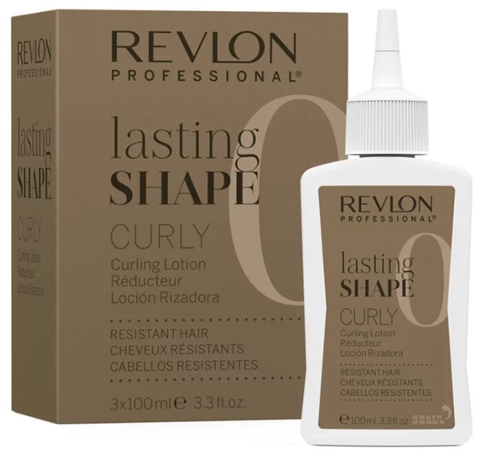 Revlon Professional Lasting Shape Curly Resistant Hair 0 Лосьон для химической завивки трудноподдающихся волос (фото modal 1)
