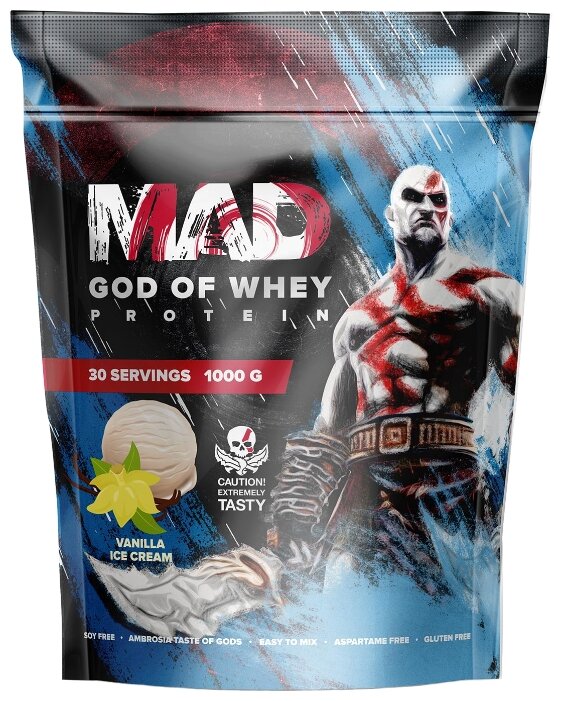 Протеин MAD God Of Whey (1000 г) пакет (фото modal 1)