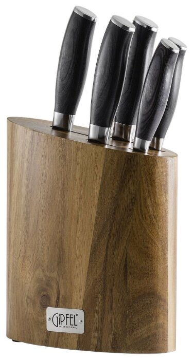 Набор GiPFEL Barocco 5 ножей с подставкой (фото modal 1)