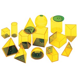 Набор геометрических фигур Hand2mind Прозрачные блоки 9310 (фото modal nav 1)
