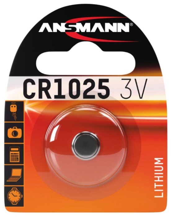 Батарейка ANSMANN CR1025 (фото modal 2)