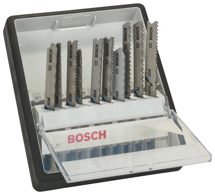 Набор пилок для лобзика BOSCH Robust Line Metal Expert 10 шт. (фото modal 2)