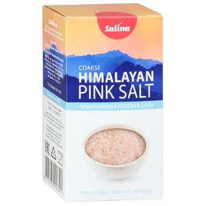 Salina Соль розовая, крупная, гималайская, 500 г (фото modal nav 1)