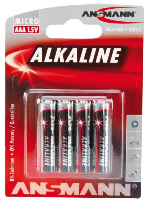 Батарейка ANSMANN Alkaline AAA (фото modal 3)