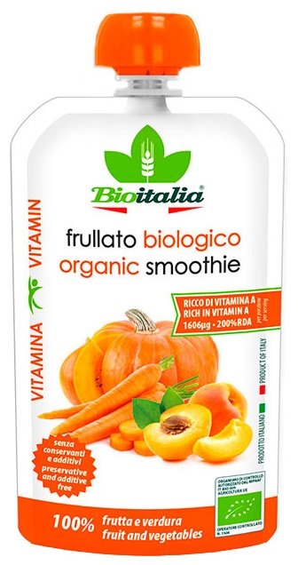 Смузи Bioitalia из моркови, абрикоса и тыквы (фото modal 1)