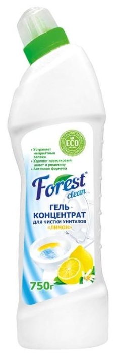 Forest Clean гель-концентрат для чистки унитазов Лимон (фото modal 2)