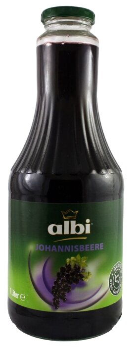 Напиток сокосодержащий albi черная смородина, в стеклянной бутылке (фото modal 1)