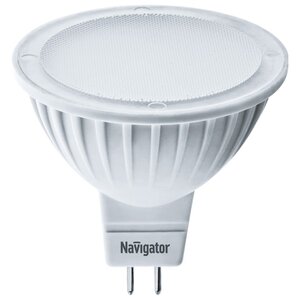 Лампа светодиодная Navigator 94262 GU5.3, MR16, 5Вт, 3000К (фото modal nav 1)