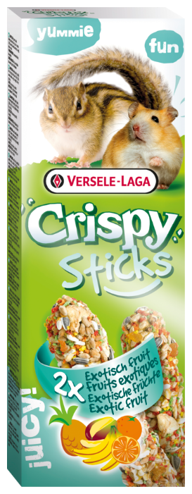 Лакомство для грызунов Versele-Laga Crispy Sticks с экзотическими фруктами (фото modal 1)
