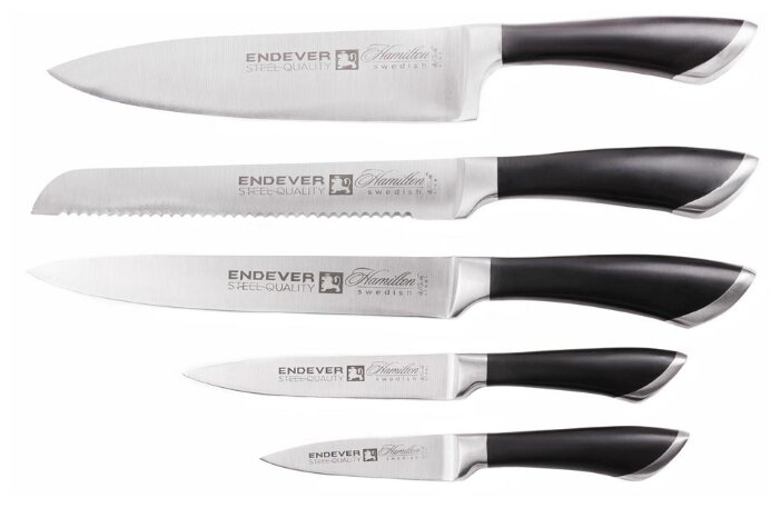 Набор ENDEVER Hamilton-013 5 ножей с подставкой (фото modal 4)