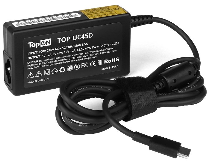 Блок питания TopON TOP-UC45D для HP (фото modal 1)