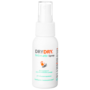 DryDry Дезодорант для интимной гигиены DryDry Intimate Spray, 50 мл (фото modal nav 1)