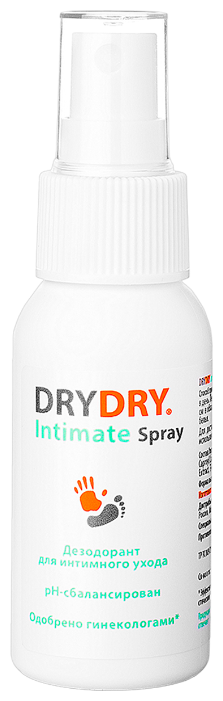 DryDry Дезодорант для интимной гигиены DryDry Intimate Spray, 50 мл (фото modal 1)