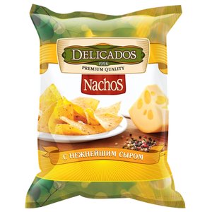 Чипсы Delicados Nachos кукурузные с нежнейшим сыром (фото modal nav 1)