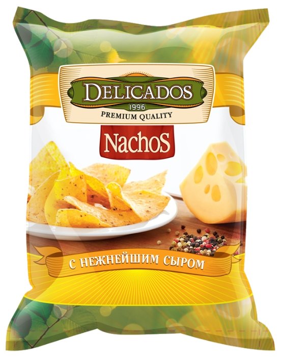 Чипсы Delicados Nachos кукурузные с нежнейшим сыром (фото modal 1)