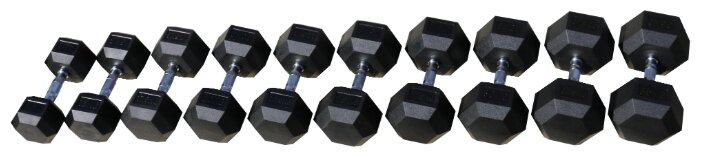 Набор гантелей неразборных Body Solid SDRK12.5-35 20 шт. (12.5-35 кг) (фото modal 1)