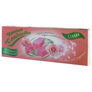 Конфеты желейные Умные сладости без сахара лепестки чайной розы 90 г (фото modal nav 1)