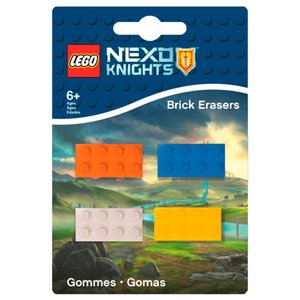 LEGO Набор ластиков Nexo knights 4 шт. (фото modal nav 1)