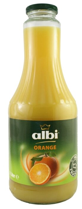 Сок albi апельсин, в стеклянной бутылке (фото modal 1)