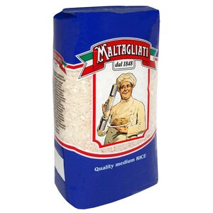 Рис Maltagliati шлифованный круглозерный 900 г (фото modal nav 1)