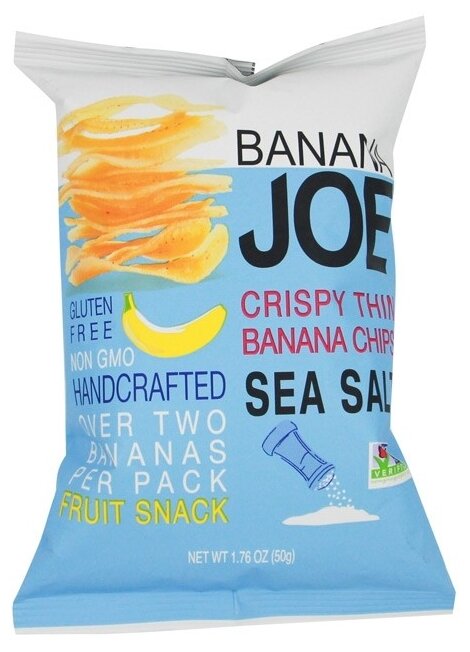 Чипсы BANANA JOE банановые Морская соль (фото modal 1)