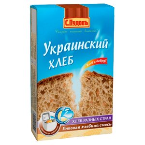 С.Пудовъ Смесь для выпечки хлеба Украинский хлеб, 0.5 кг (фото modal nav 1)
