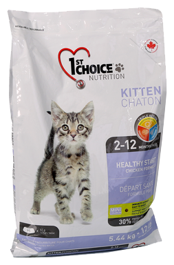 Корм для кошек 1st Choice (5.44 кг) HEALTHY START for KITTENS (фото modal 1)