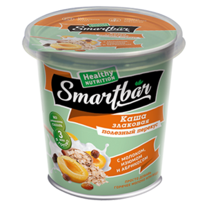 Smartbar Каша злаковая, не требующая варки с молоком, изюмом и абрикосом, 40 г (фото modal nav 1)
