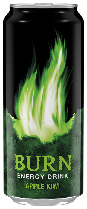 Энергетический напиток Burn Яблоко-киви (фото modal 1)