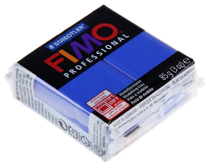 Полимерная глина FIMO Professional запекаемая 85 г ультрамарин (8004-33) (фото modal 1)