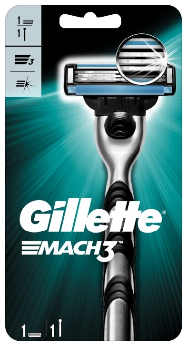 Бритвенный станок Gillette Mach3 (фото modal 2)