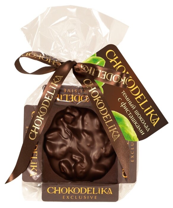 Шоколад Chokodelika темный с фисташками (фото modal 1)