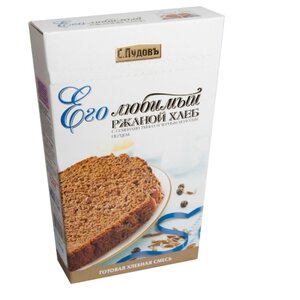 С.Пудовъ Смесь для выпечки хлеба Его любимый ржаной хлеб, 0.5 кг (фото modal nav 1)