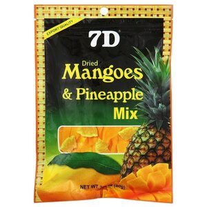 Смесь сухофруктов 7D манго и ананас 80 г (фото modal nav 1)