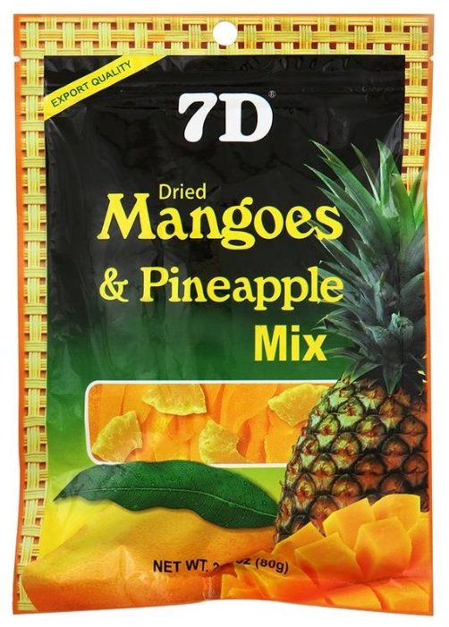 Смесь сухофруктов 7D манго и ананас 80 г (фото modal 1)