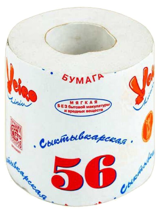 Туалетная бумага Veiro Сыктывкарская 56 серая однослойная (фото modal 3)
