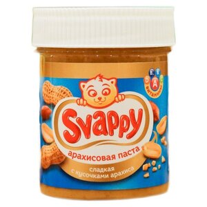 Svappy Арахисовая паста сладкая с кусочками арахиса (фото modal nav 2)