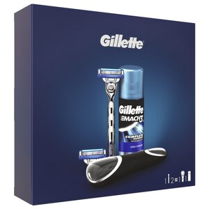 Набор Gillette дорожный чехол, гель для бритья для Extra Comfort 75 мл, бритвенный станок Mach3 Turbo (фото modal nav 2)