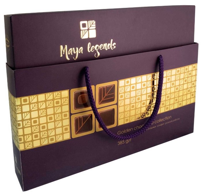 Набор конфет Коммунарка Maya Legends Premium коричневая 385 г (фото modal 1)