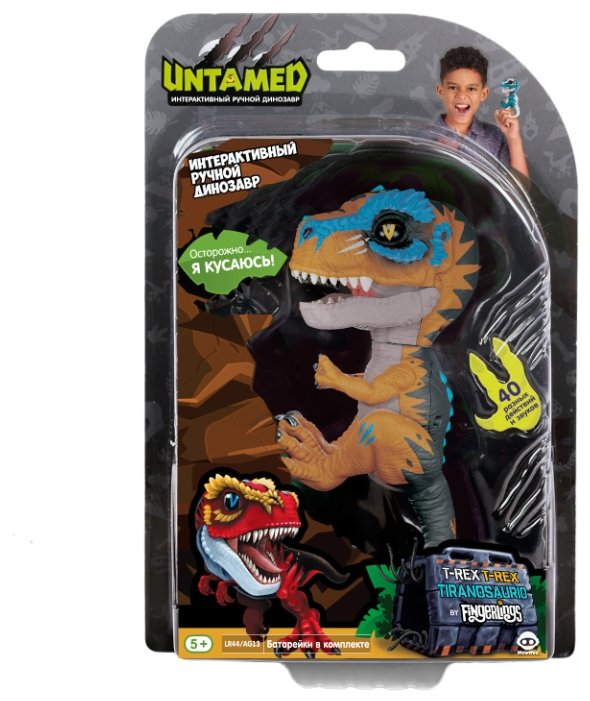 Интерактивная игрушка робот WowWee Fingerlings Untamed T-Rex (фото modal 27)