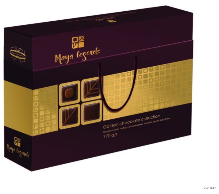 Набор конфет Коммунарка Maya Legends Premium коричневая 385 г (фото modal 2)