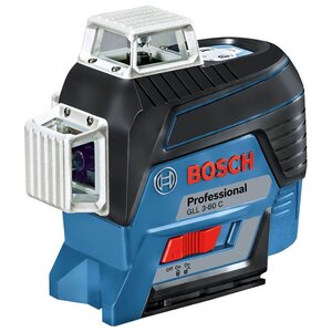 Лазерный уровень BOSCH GLL 3-80 C Professional + AA 1 (0601063R00) (фото modal nav 1)