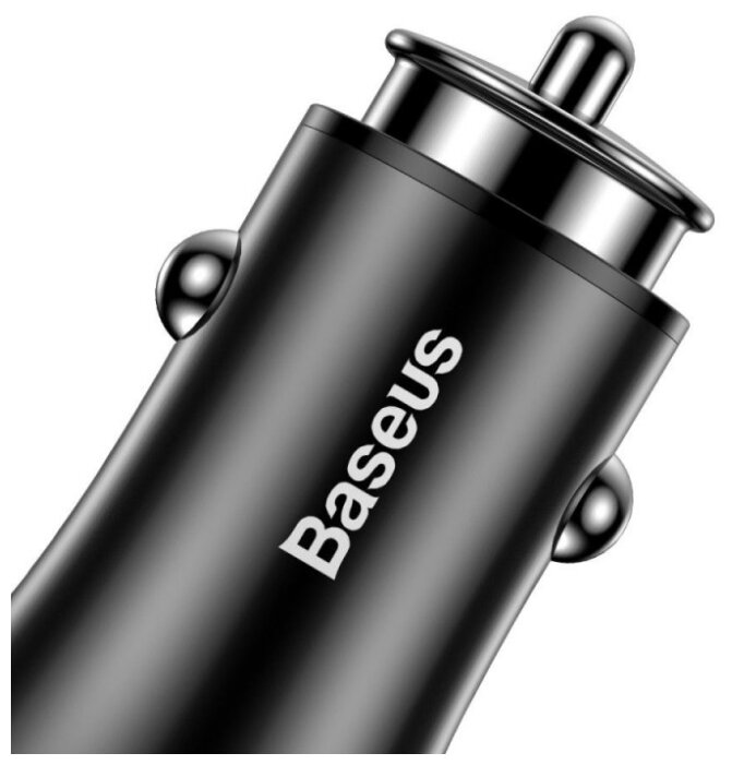 Автомобильная зарядка Baseus Dual-USB Car Charger 4.8A CCALL-GB01/GB09 (фото modal 5)