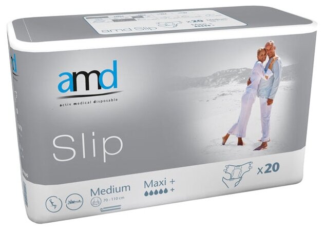 Подгузники AMD Slip MAXI + (20 шт.) (фото modal 3)