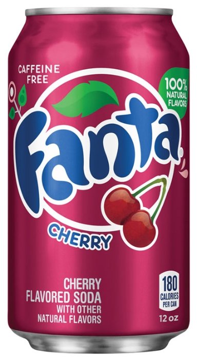 Газированный напиток Fanta Cherry, США (фото modal 1)